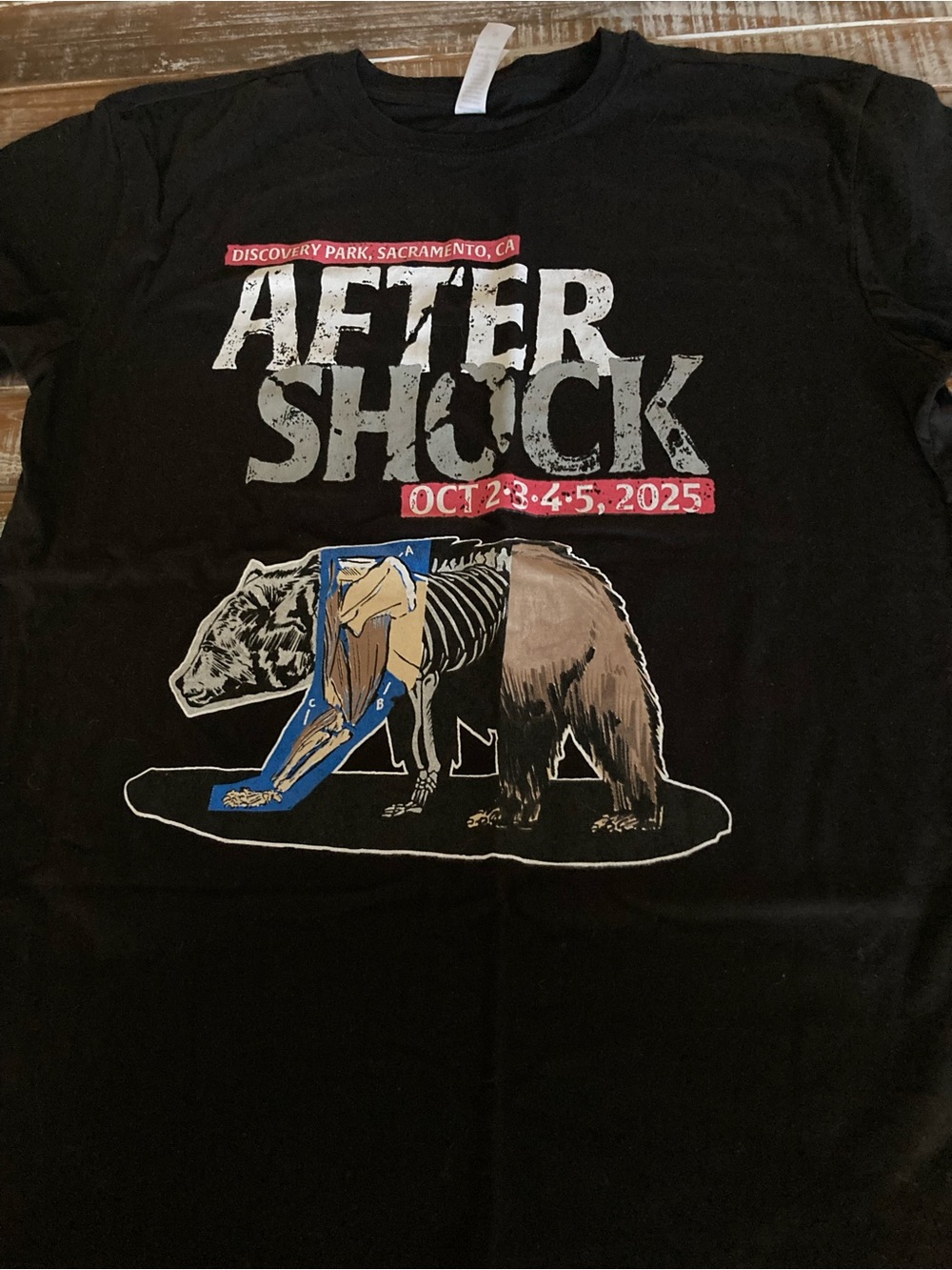 After Shock Black Graphic Tee - Men's Event T-Shirt